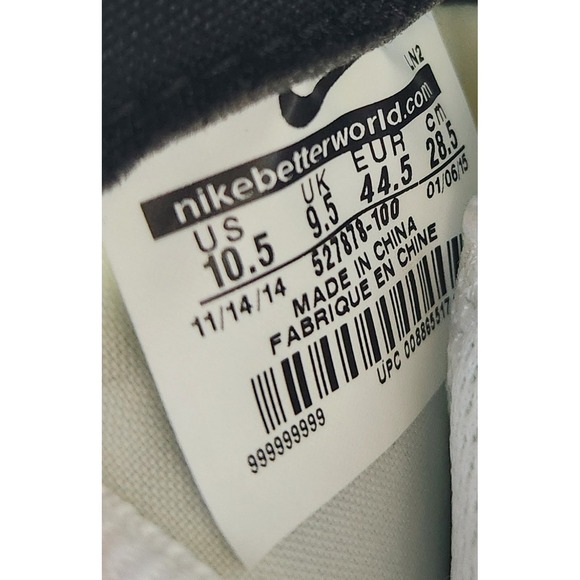 Nike Vapor Pro Men's 3/4 Destroyer Mid Turf Football/ Lacrosse Cleats 527879-100 - Picture 12 of 12